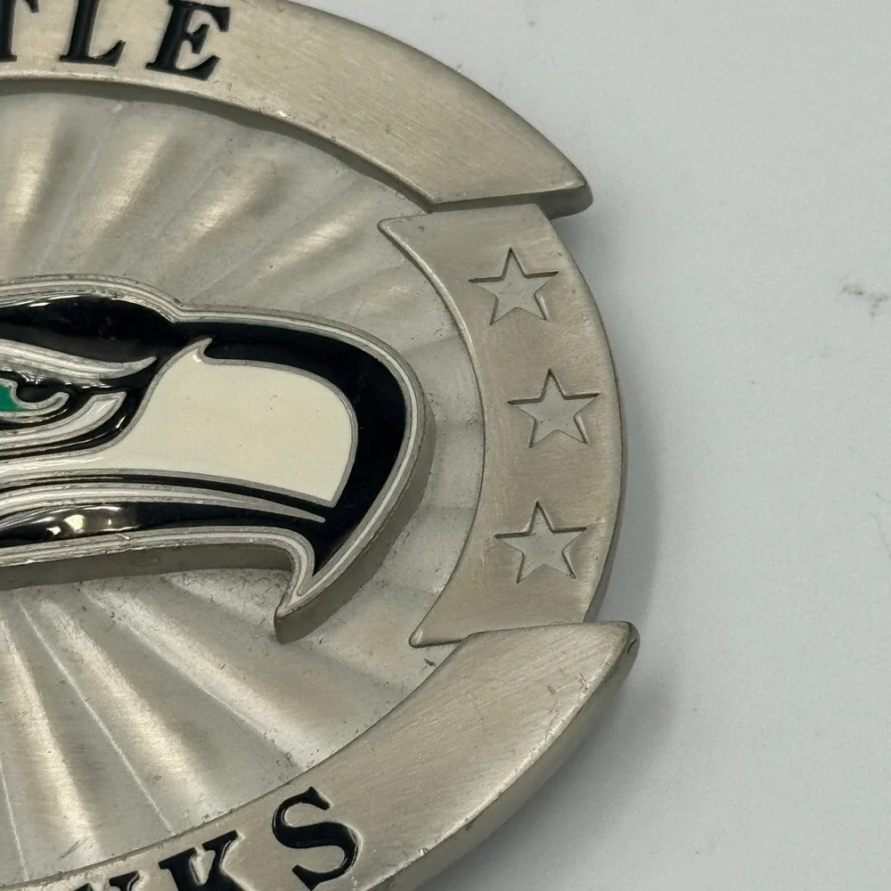 Siskiyou Sports Seattle Seahawks NFL‎ Belt Buckle Vintage 2005 OFB 155